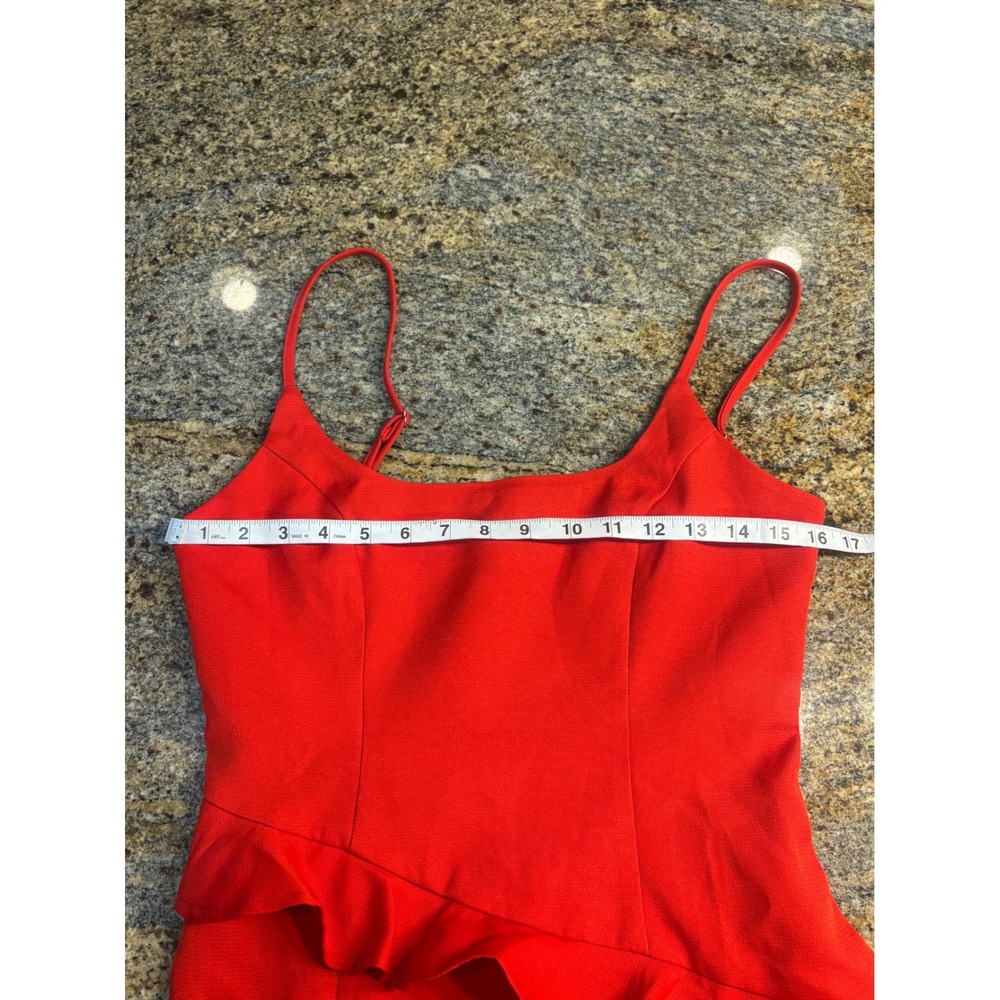Hello Molly Red Ruffle Mini Dress - Picture 6 of 10
